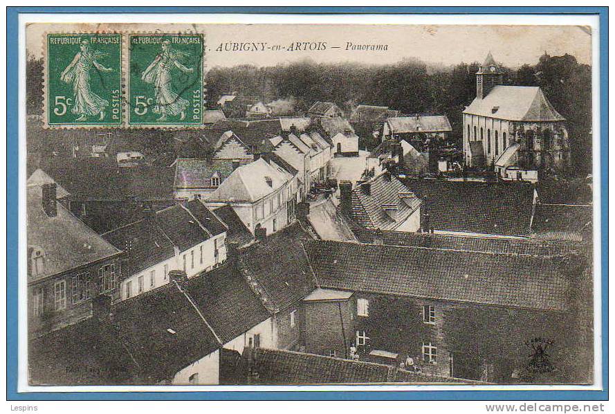 62 - AUBIGNY en ARTOIS --  Panorama