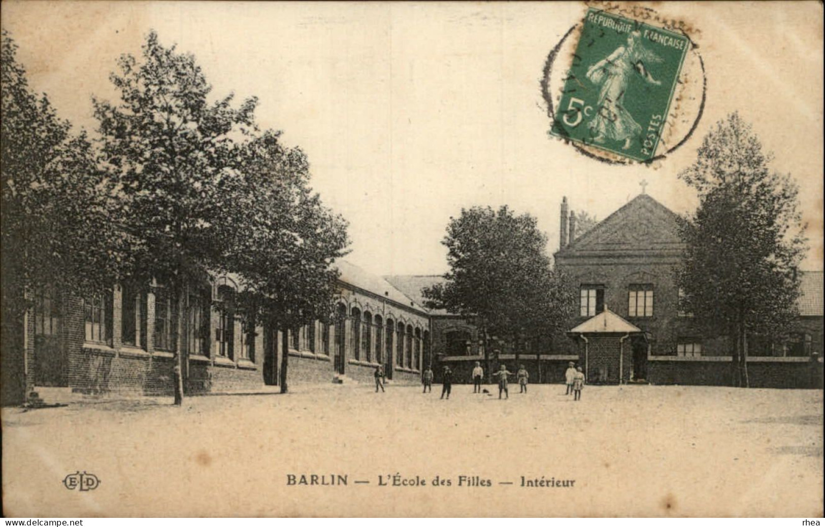 62 - BARLIN - L'Ecole des Fllles