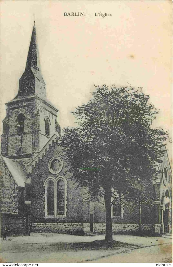 62 - Barlin - L'Eglise - CPA - Voir Scans Recto-Verso