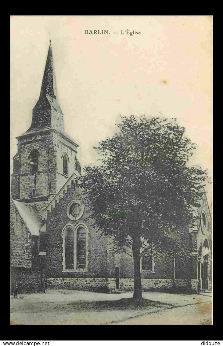 62 - Barlin - L'Eglise - CPA - Voir Scans Recto-Verso