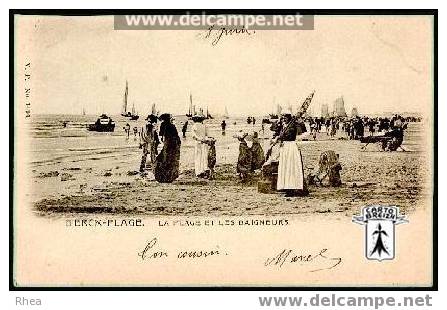 62 Berck-Plage Berck - N°1494 Berck-Plage - La Plage et les Baigneurs - cpa