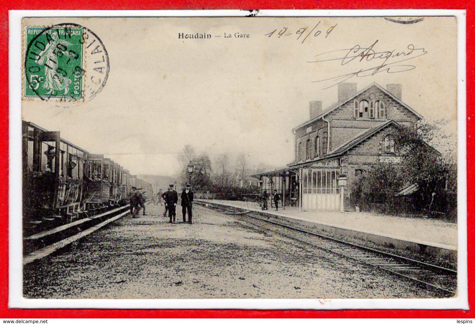 62 - HOUDAIN --  La Gare