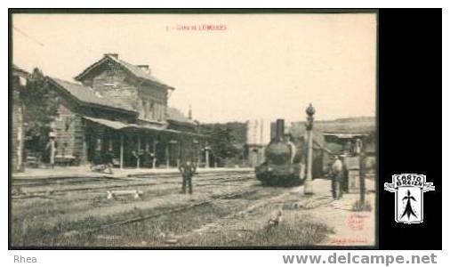 62 Lumbres - 3 - Gare de LUMBRES -  cpa Rhea D62D  K62534K  C62534C