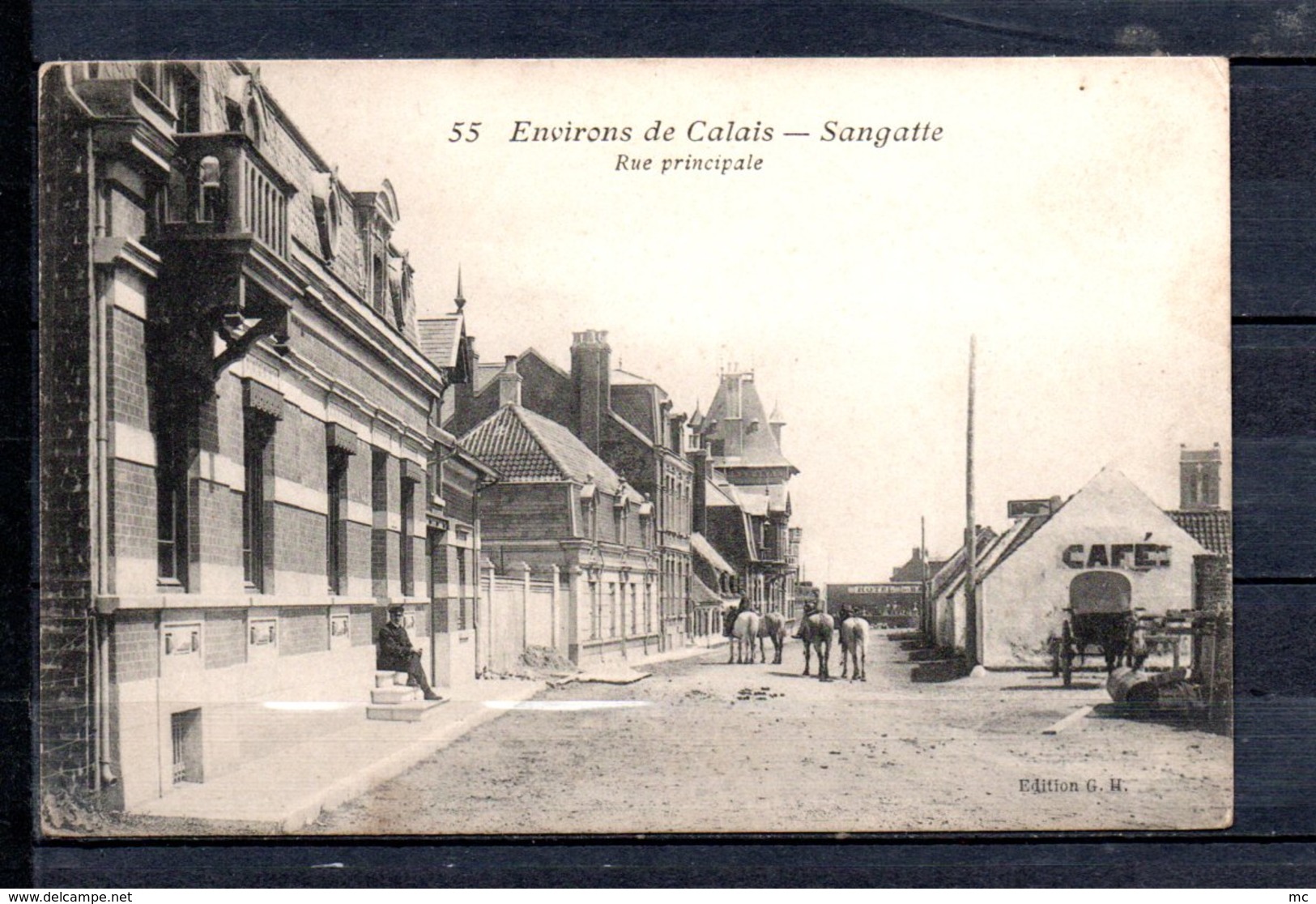 62 - Sangatte - Environs de Calais - Rue Principale