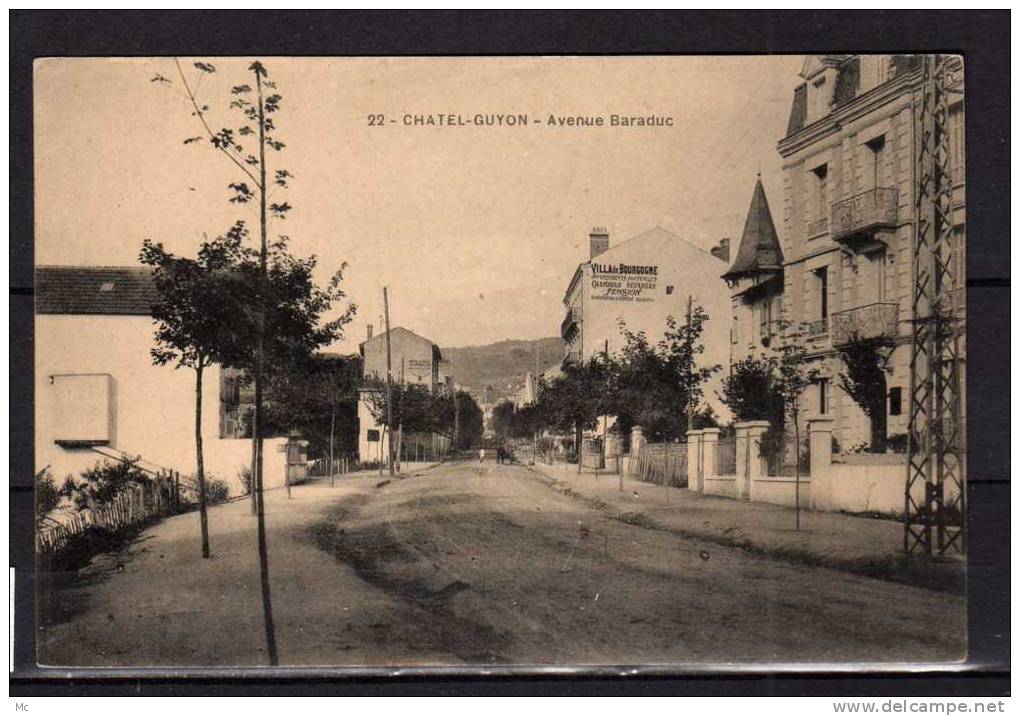 63 - Chatel-Guyon - Avenue Baraduc - Villa de Bourgogne