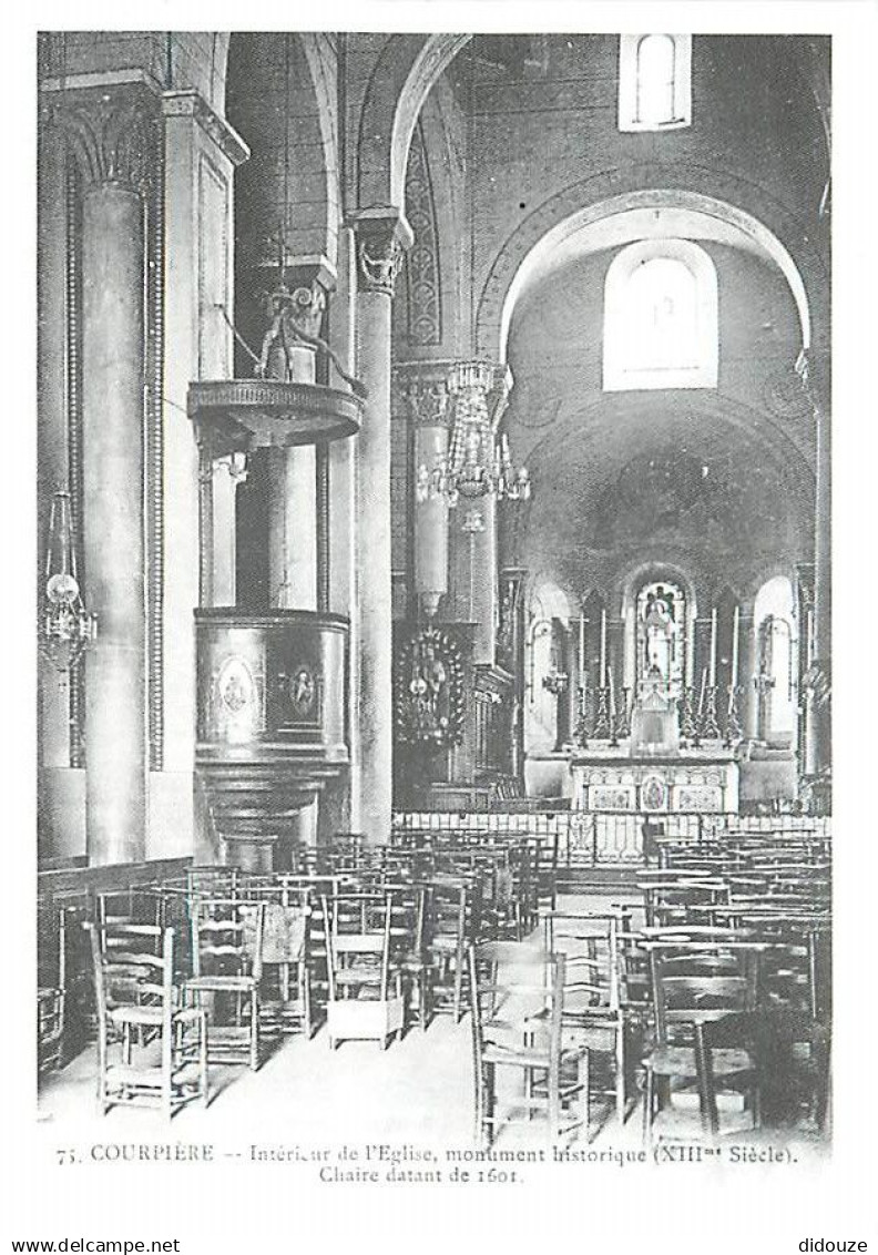 63 - Courpière - intérieur de l'Eglise - CPM - Carte Neuve - Voir Scans Recto-Verso