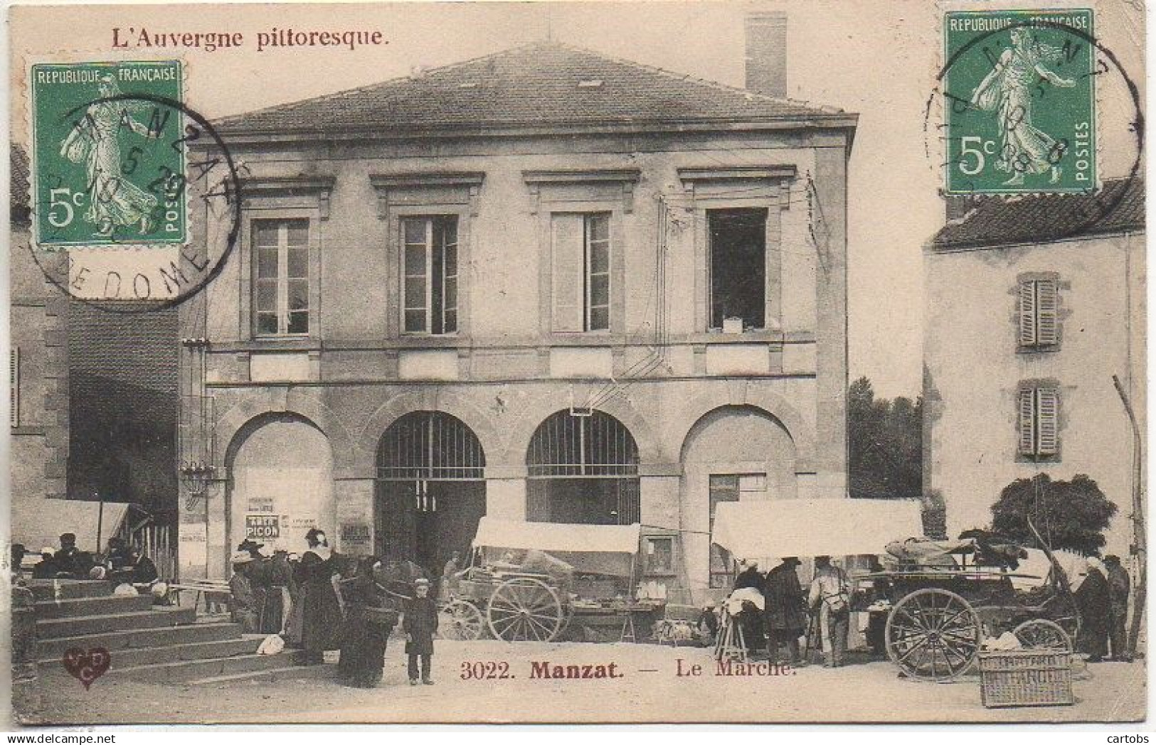 63 MANZAT  - Le Marché