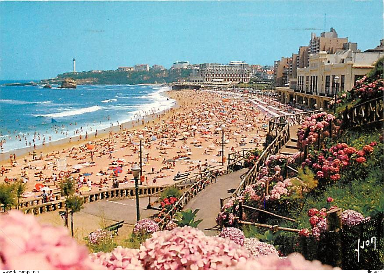 64 - Biarritz - La plage - Flamme Postale de Biarritz - CPM - Voir Scans Recto-Verso