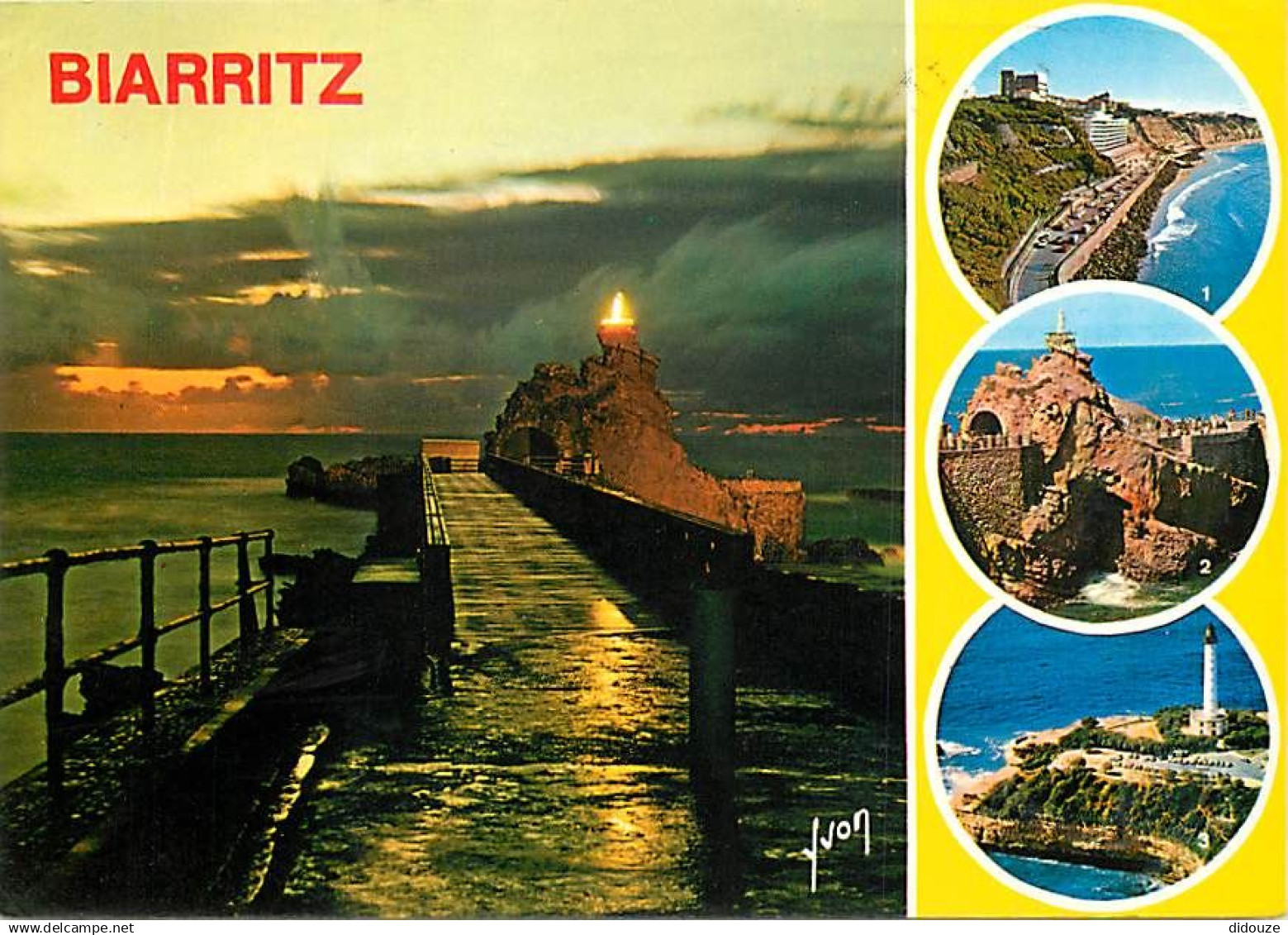 64 - Biarritz - Multivues - Flamme Postale de Biarritz - CPM - Voir Scans Recto-Verso