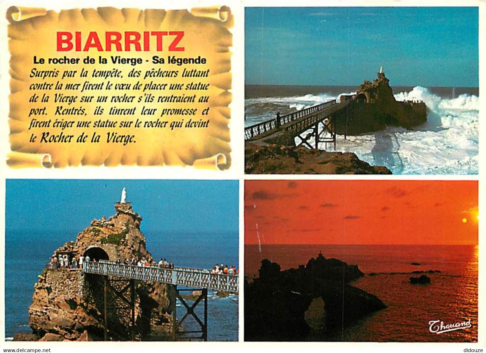 64 - Biarritz - Multivues - Flamme Postale de Biarritz - CPM - Voir Scans Recto-Verso