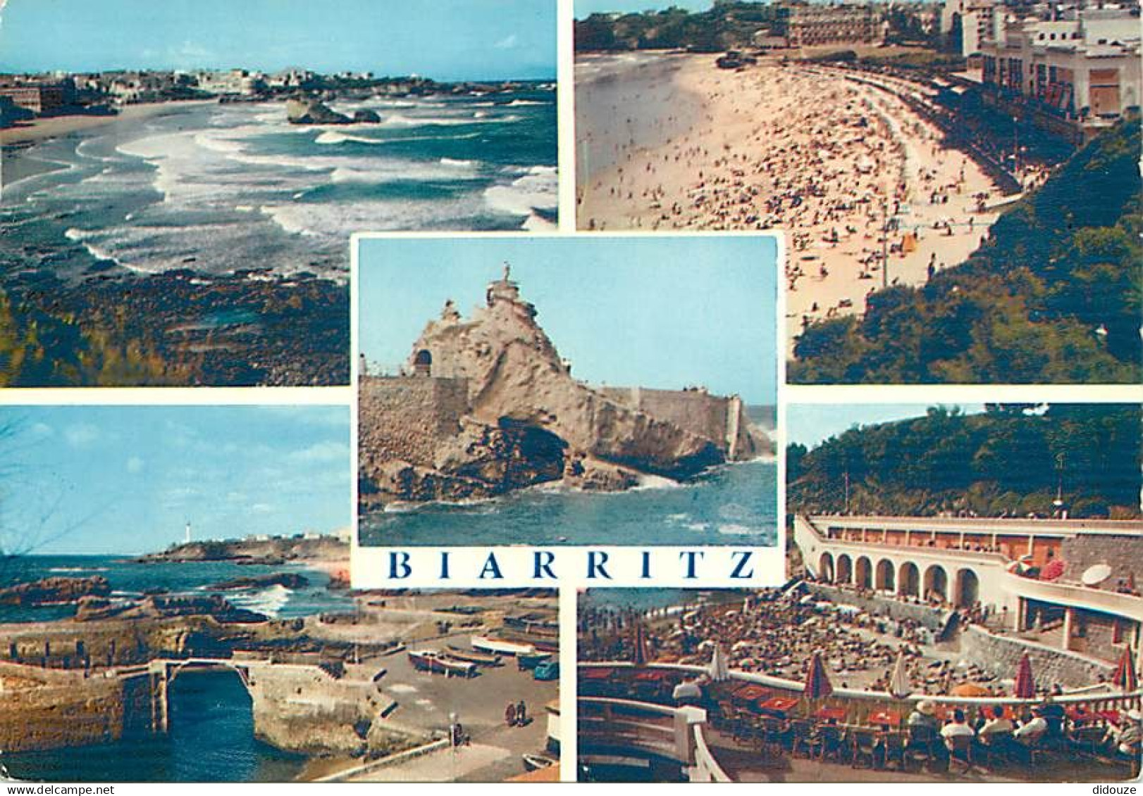 64 - Biarritz - Multivues - Flamme Postale de Biarritz - CPM - Voir Scans Recto-Verso