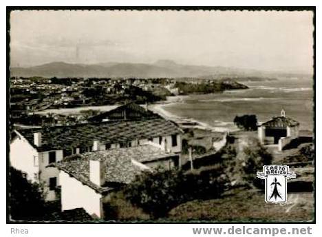 64 Bidart - 10 292 - BIDART (Basses-Pyrénées) - Vue sur la Chapelle des Marins et la Côte vers Hendaye... - cpsm