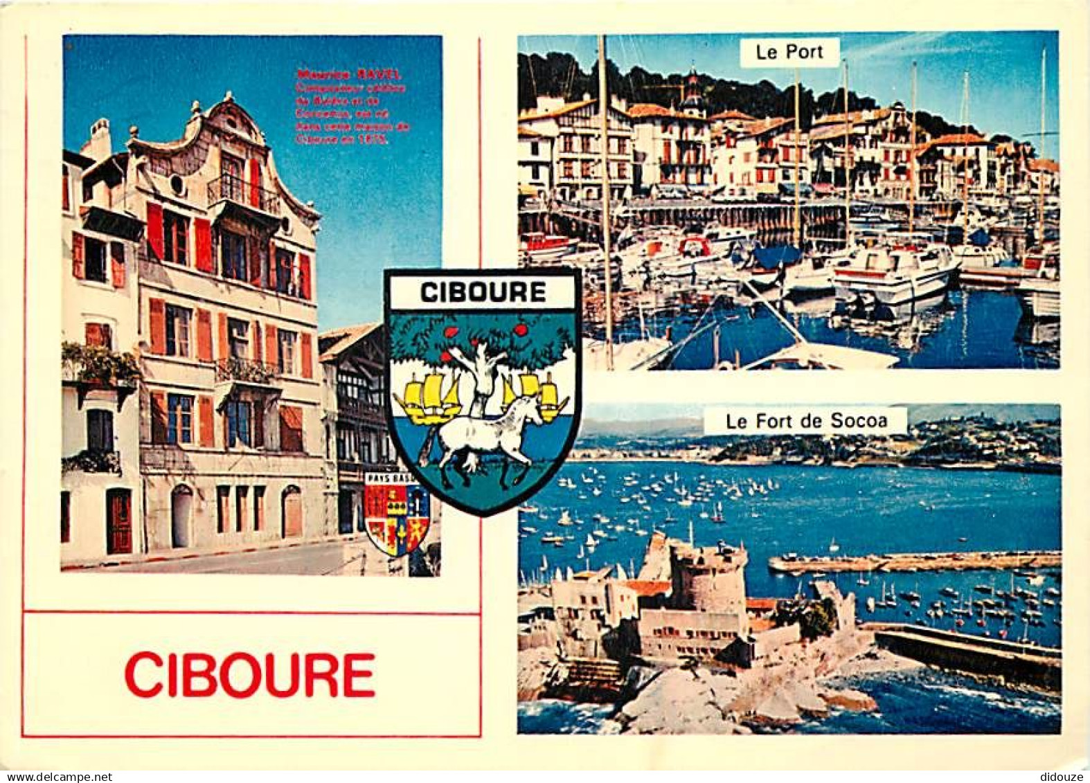 64 - Ciboure - Multivues - Bateaux - Blasons - CPM - Voir Scans Recto-Verso