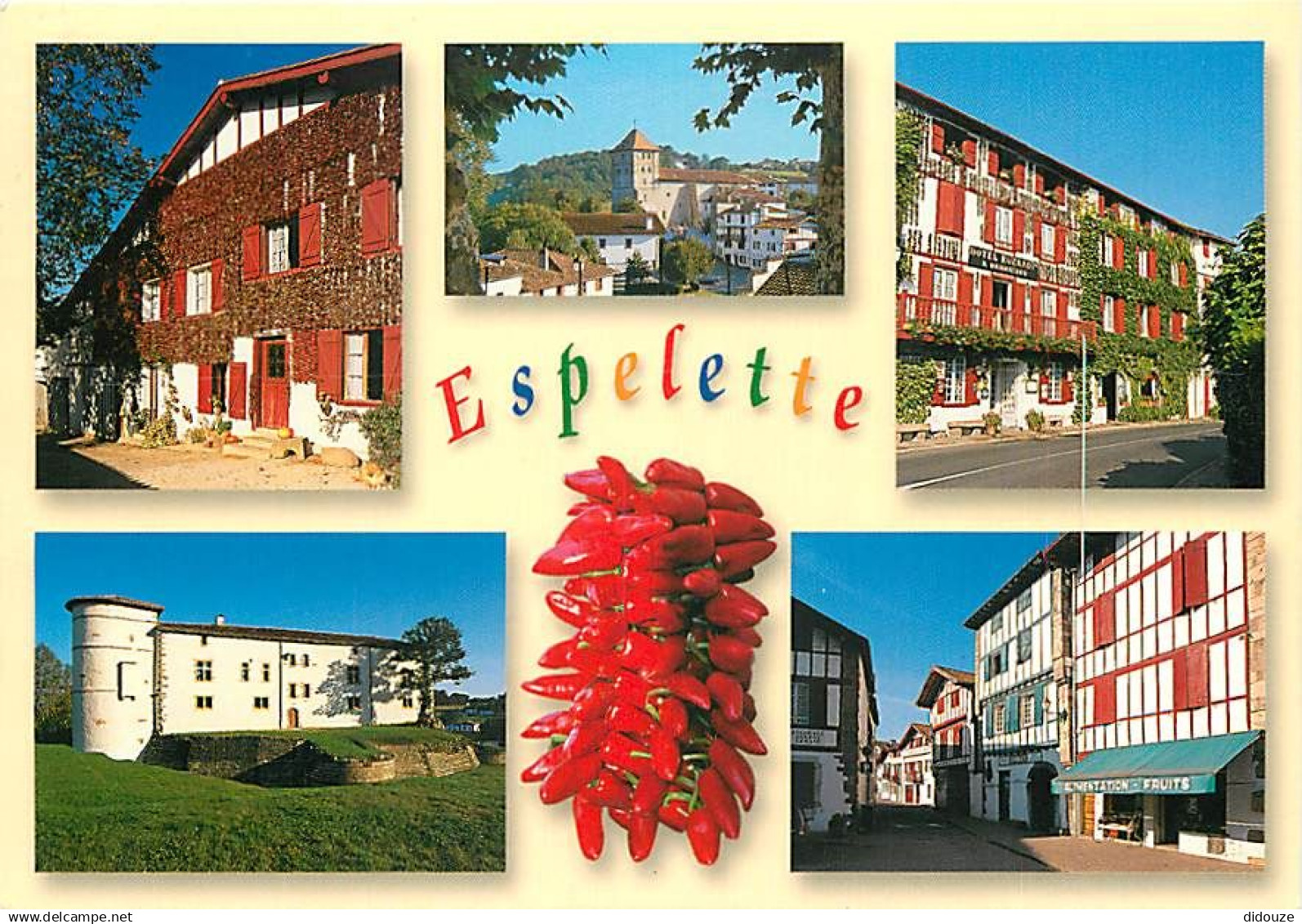 64 - Espelette - Multivues - Piment - CPM - Voir Scans Recto-Verso