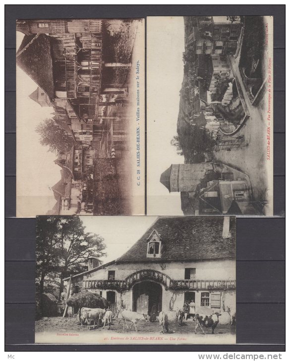 64 - Salies de Bearn - Lot de 21 Cartes