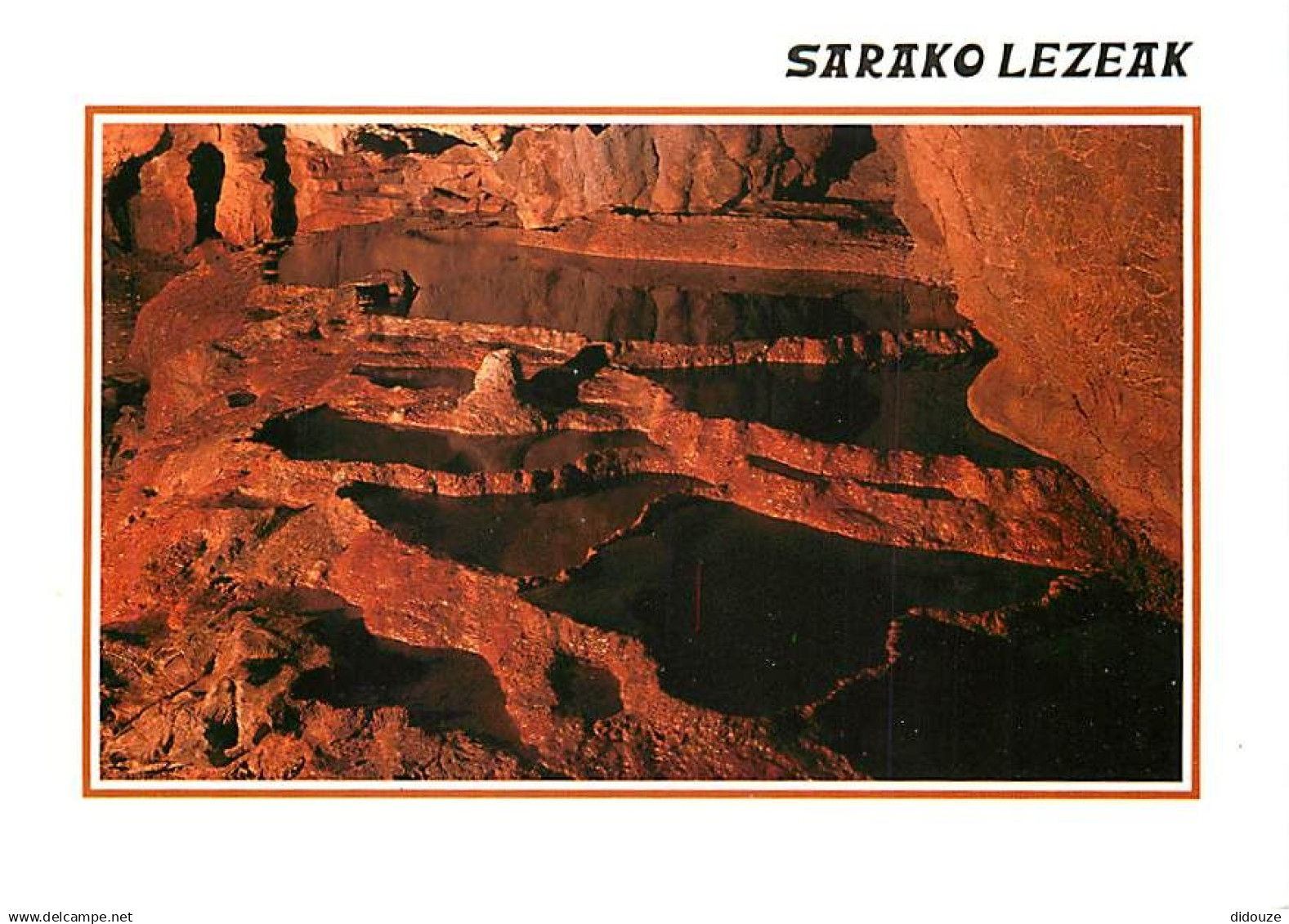 64 - Sare - Sarako Lezeak - Grottes de Sare en Pays Basque - Les bassins : image lunaire des entrailles de la terre - Sp