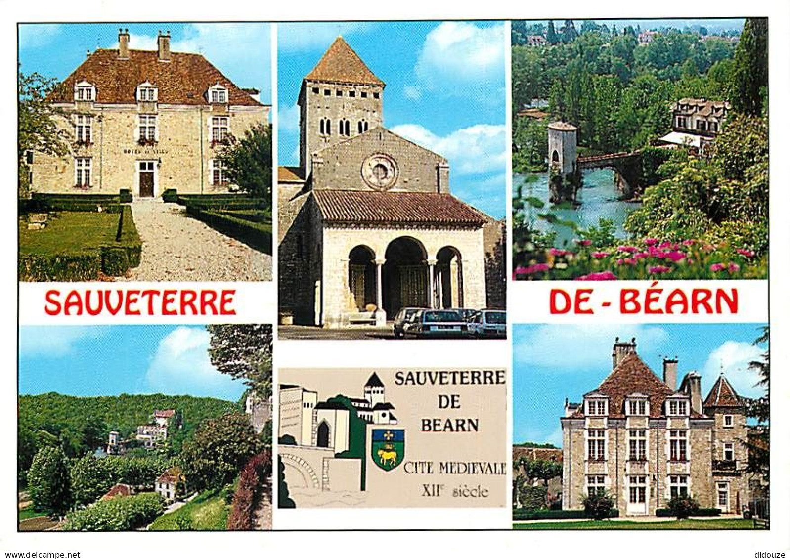 64 - Sauveterre de Béarn - Multivues - Flamme Postale de Capbreton - CPM - Voir Scans Recto-Verso