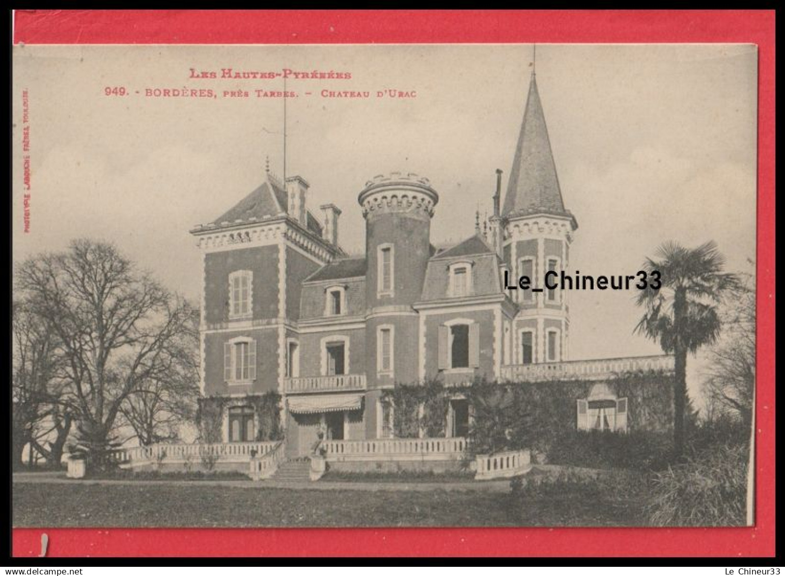 65 - BORDERES Pres Tarbes -Chateau d'Urac