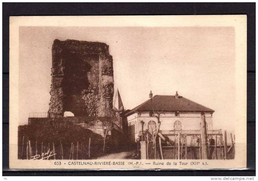 65 - Castelnau-Rivière-Basse - Ruine de la Tour