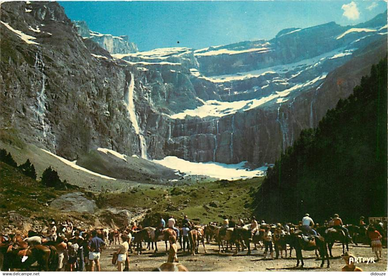 65 - Gavarnie - Le Cirque de Gavarnie - La Grande Cascade - Chevaux - CPM - Voir Scans Recto-Verso