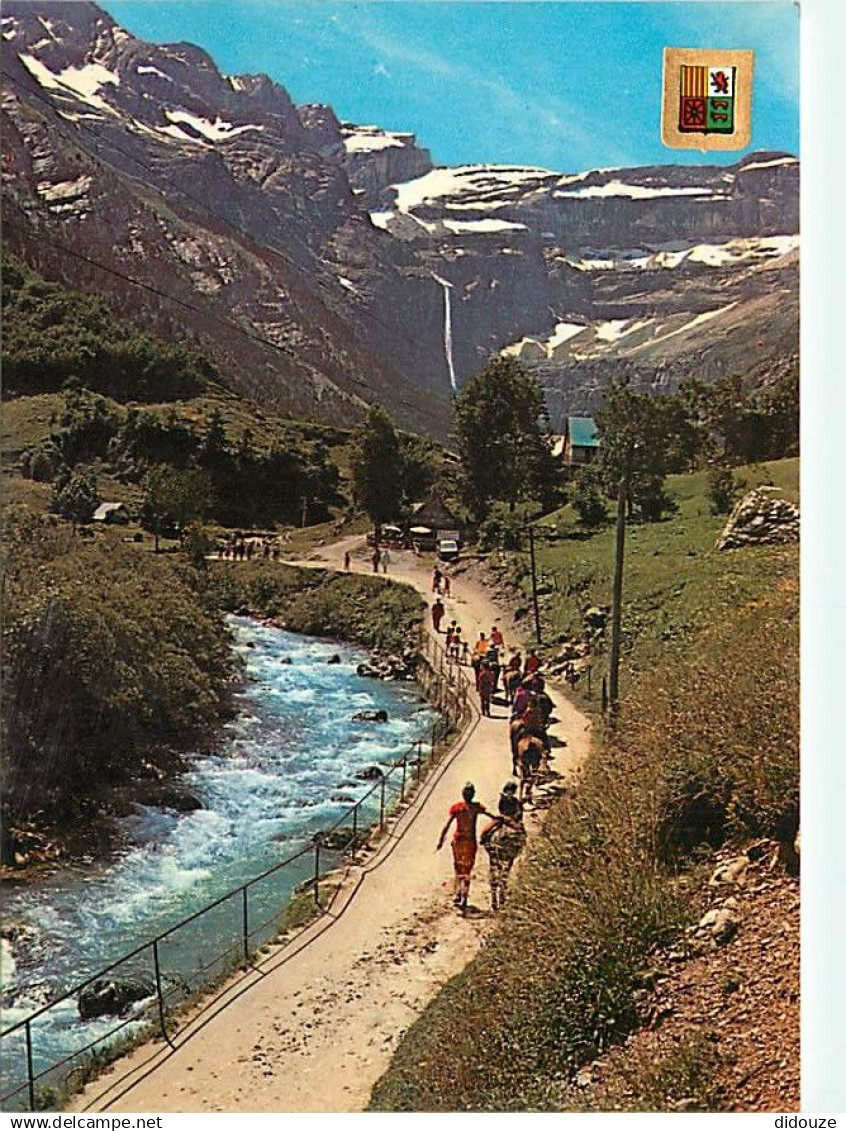 65 - Gavarnie - Le Cirque de Gavarnie - Le Gave - Chevaux - CPM - Voir Scans Recto-Verso