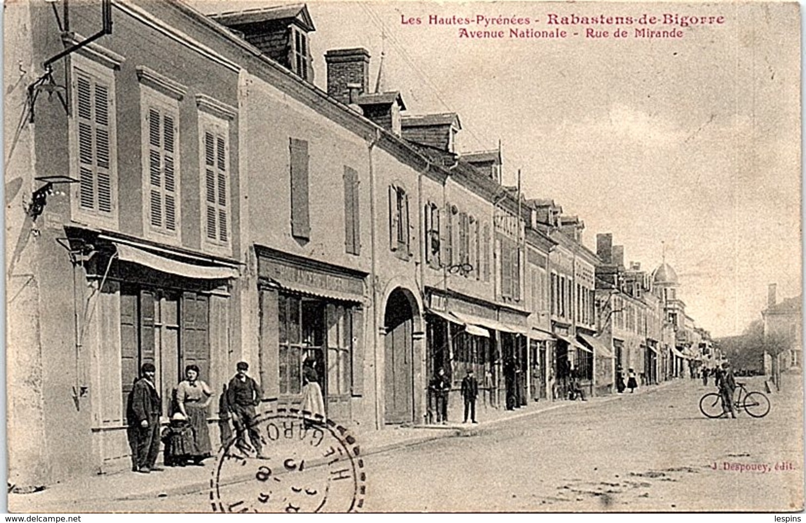 65 - RABASTENS de BIGORRE -- Avenue Nationale - Rue de Mirande