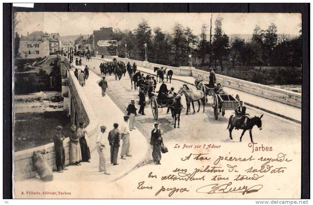 65 - Tarbes - Le Pont sur l'Adour