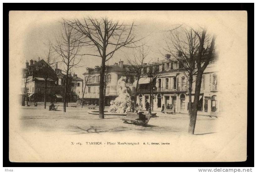 65 Tarbes N? 164 TARBES - Place Maubourguet carte nuage place maubourguet D65D K65440K C65440C RH010814