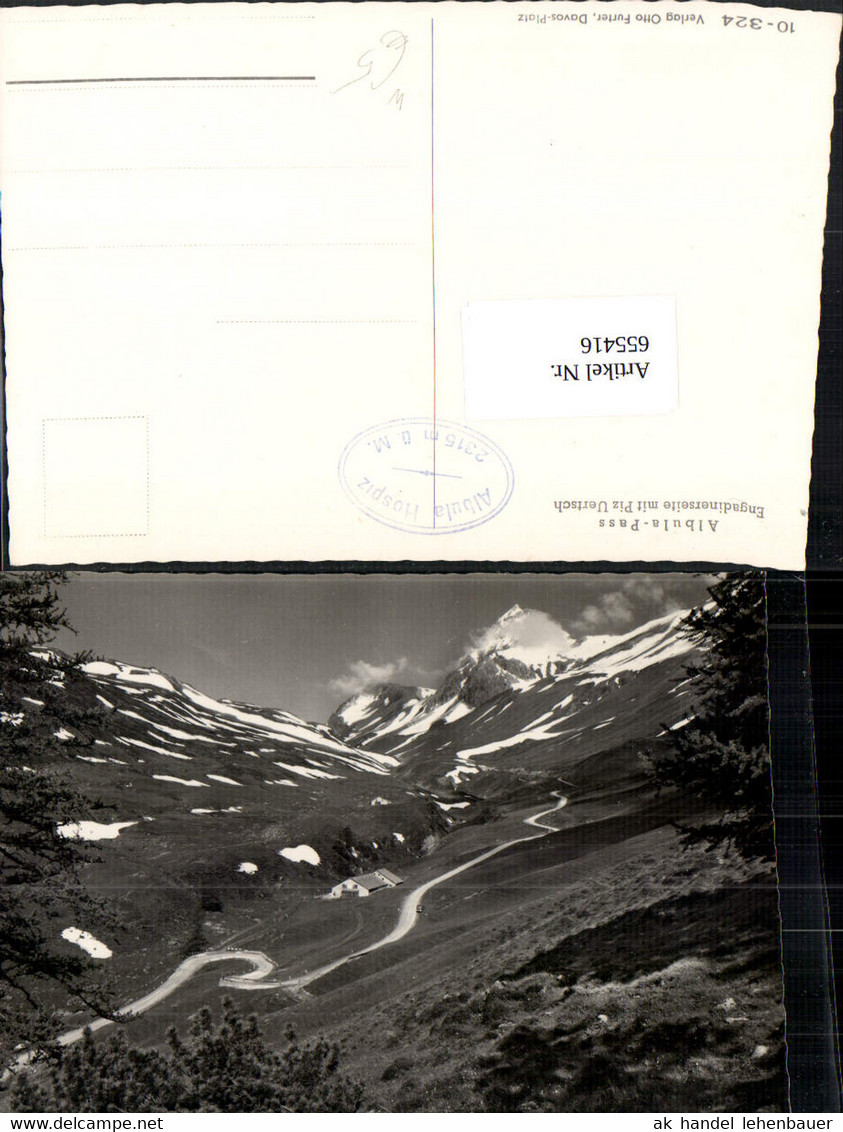 655416,Berg&uuml;n Bravuogn Albula-Pass Engadinerseite mit Piz Uertsch Albulapass