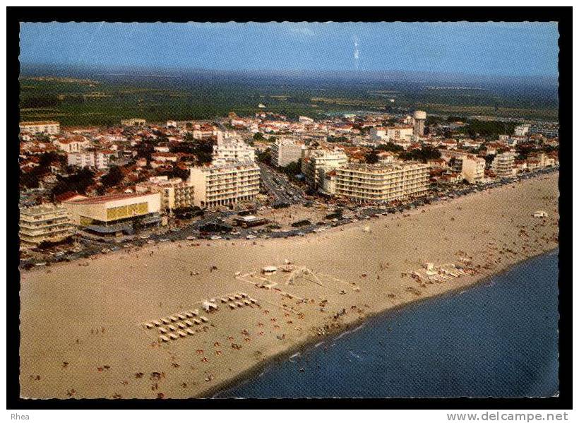 66 Canet-en-Roussillon vue aerienne plage D66D K66037K C66037C RH064284