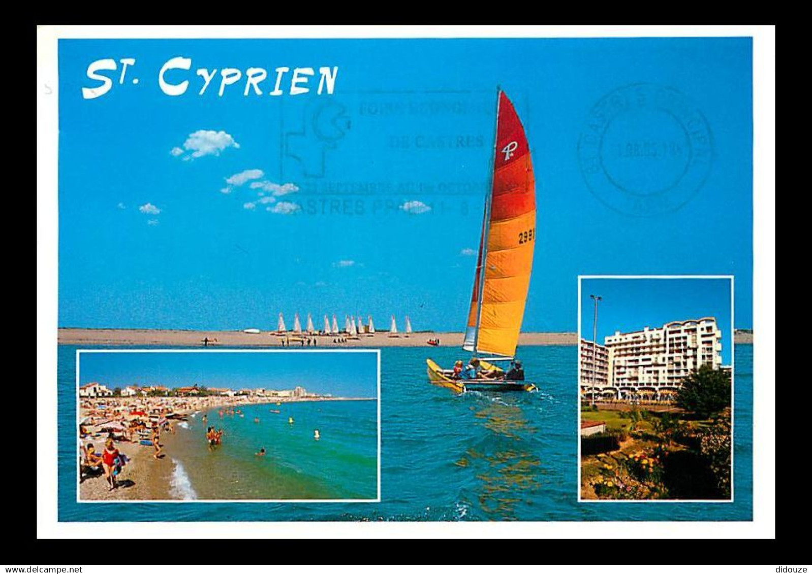 66 - Saint Cyprien - Multivues - Voile - CPM - Voir Scans Recto-Verso