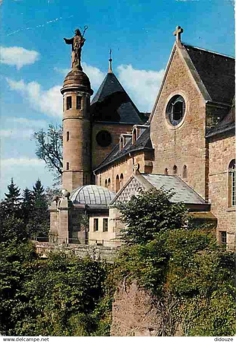 67 - Mont Sainte-Odile - La Tour et Statue de Ste-Odile bénissant l'Alsace - Flamme Postale - CPM - Voir Scans Recto-Ver