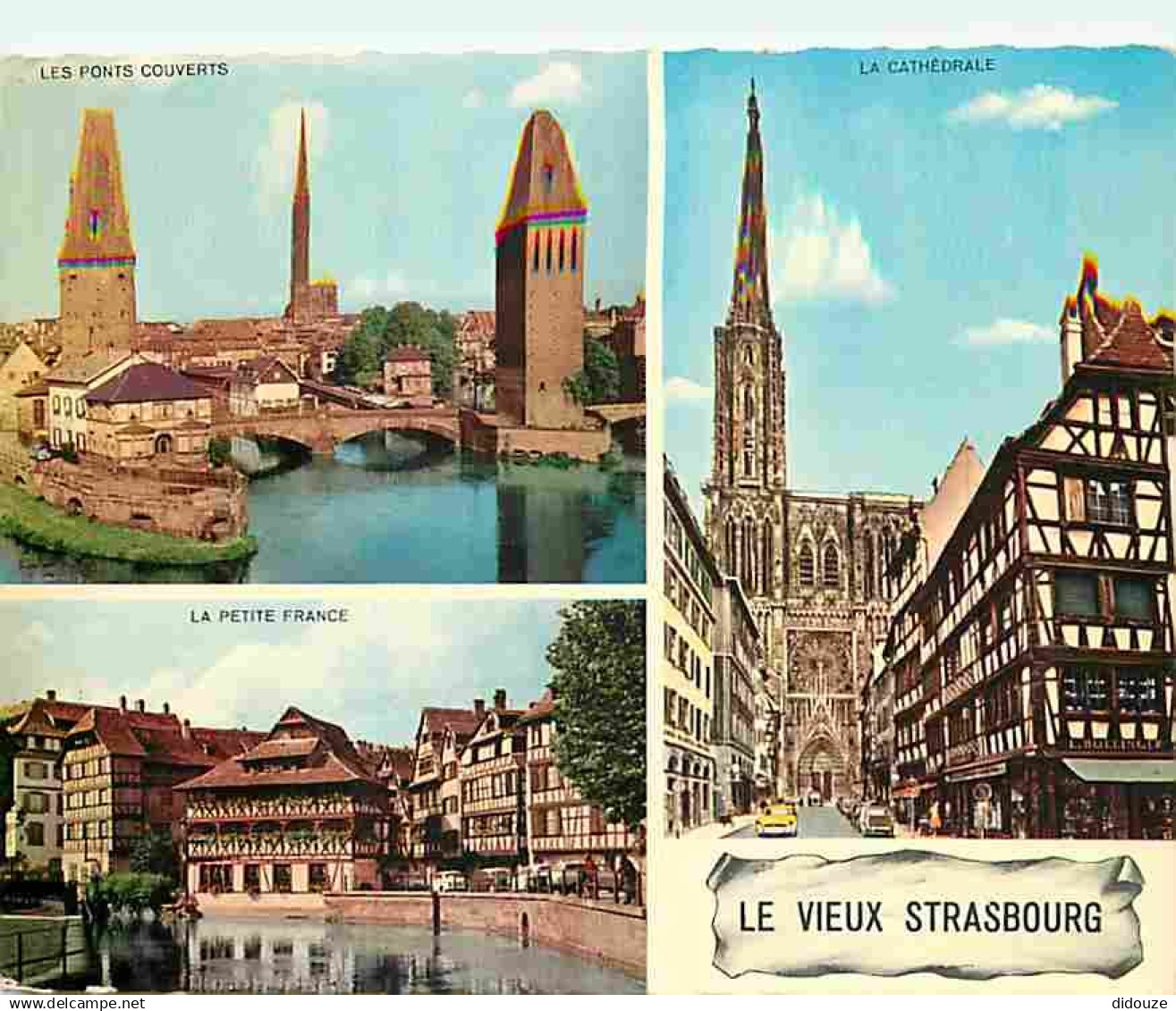 67 - Strasbourg - Le Vieux Strasbourg - Multivues - Automobiles - CPM - Voir Scans Recto-Verso