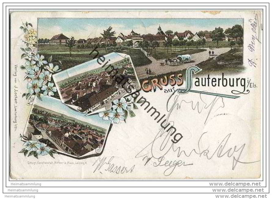 67630 Lauterbourg - Lauterburg - Litho - Mehrbild