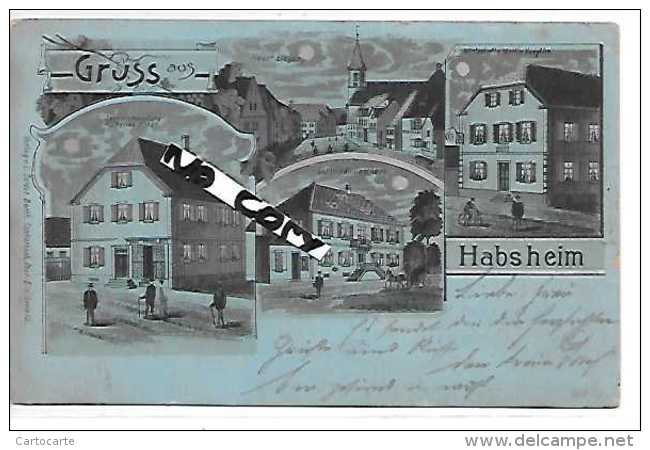 68 HABSHEIM GRUSS LITHO