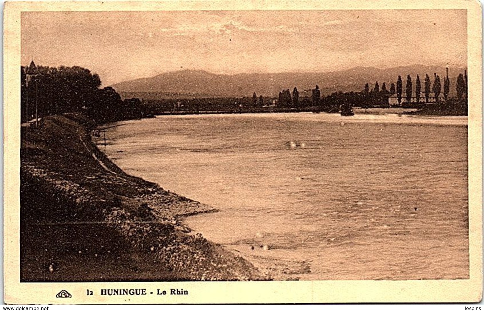 68 - HUNINGUE - Le Rhin