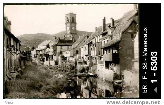 68 Masevaux - 74O MASEVAUX (Haut-Rhin) Les Bords de la Doller - la doller maison 6 h 55 - cps /  D68D  K68201K  C68201C