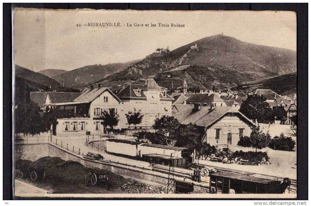 68 - Ribeauvillé - La Gare et les Trois Ruines