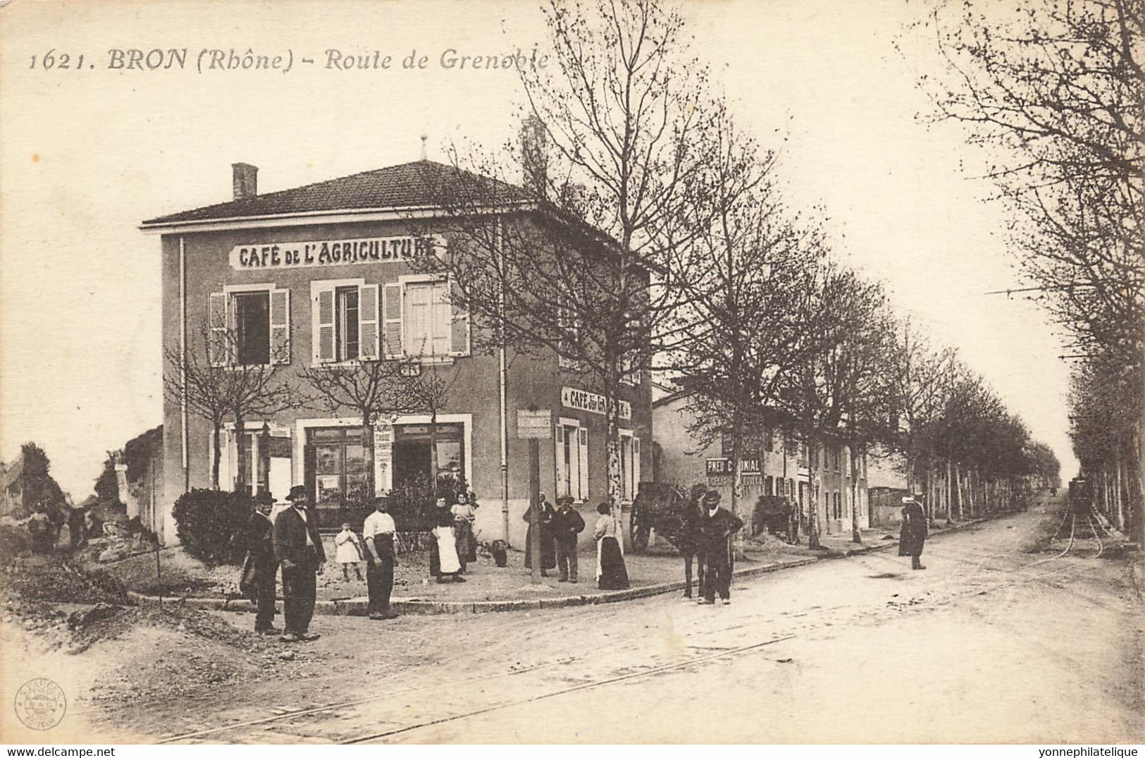 69 - RHÔNE - BRON - route de Grenoble - café de l'Agriculture - superbe - 10132