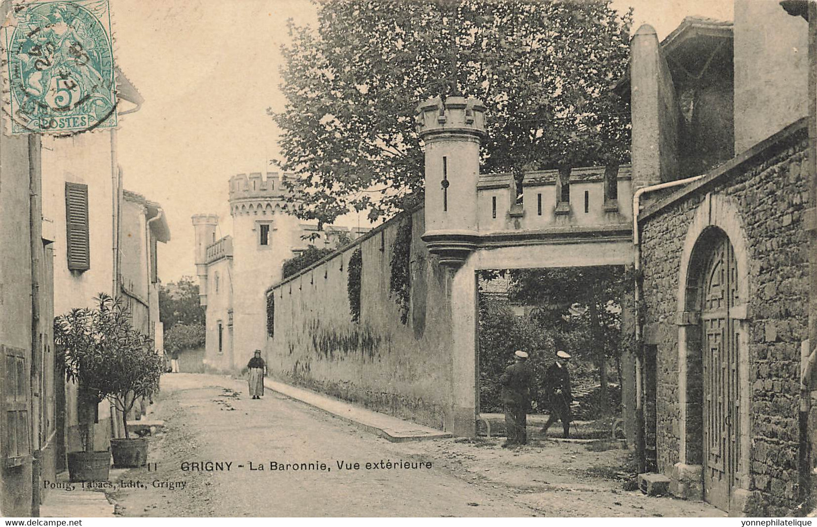 69 - RHÔNE - GRIGNY - la Baronnerie, vue extérieure - superbe- 10242