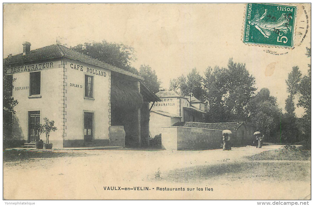 69 - RHONE - Vaux en Velin - restaurant sur les Iles