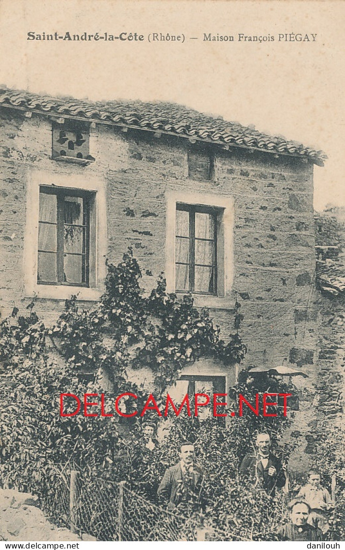 69 // SAINT ANDRE LA COTE    maison françois PIEGAY