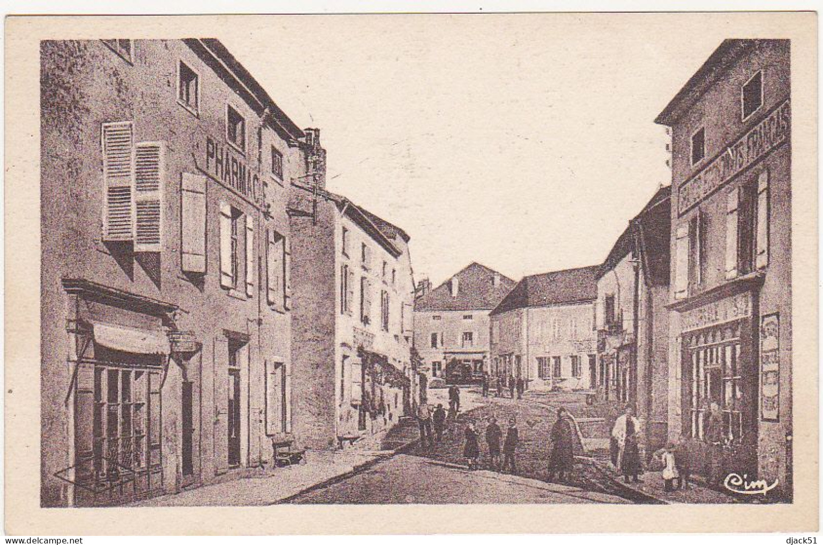 70 - DAMPIERRE-sur-SALON (Haute-Saône) - Rue Alfred-Dornier - 1952 / Animation