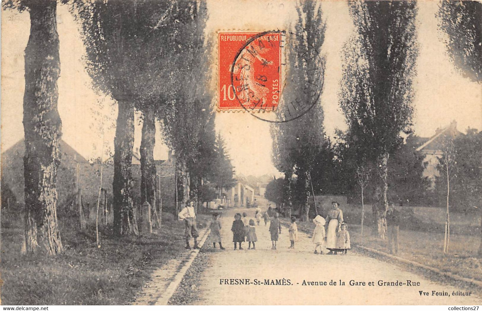 70-FRESNE-SAINT-MAMES- AVENUE DE LA GARE ET GRANDE RUE