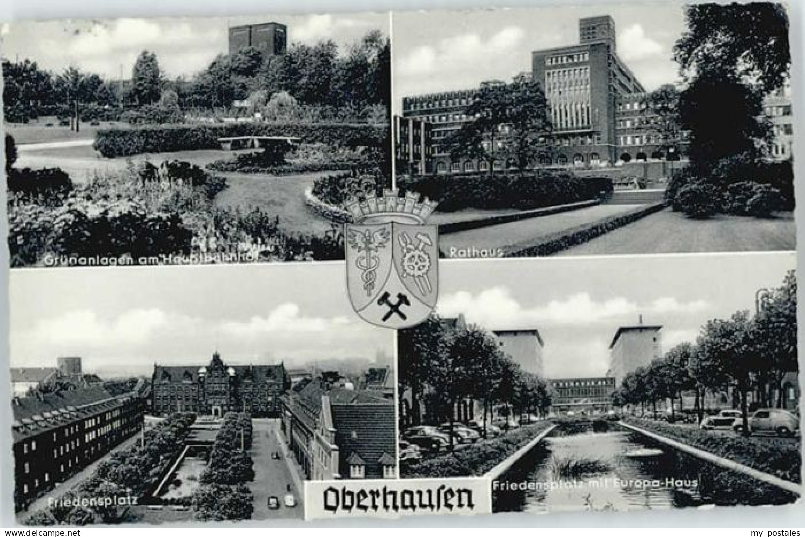 70026369 Oberhausen Oberhausen Friedensplatz Europa Haus x