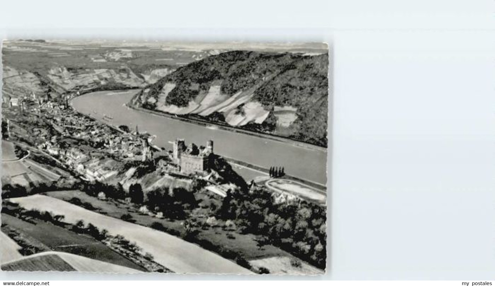 70027239 Oberwesel Rhein Oberwesel Ruine Schoenberg Fliegeraufnahme *