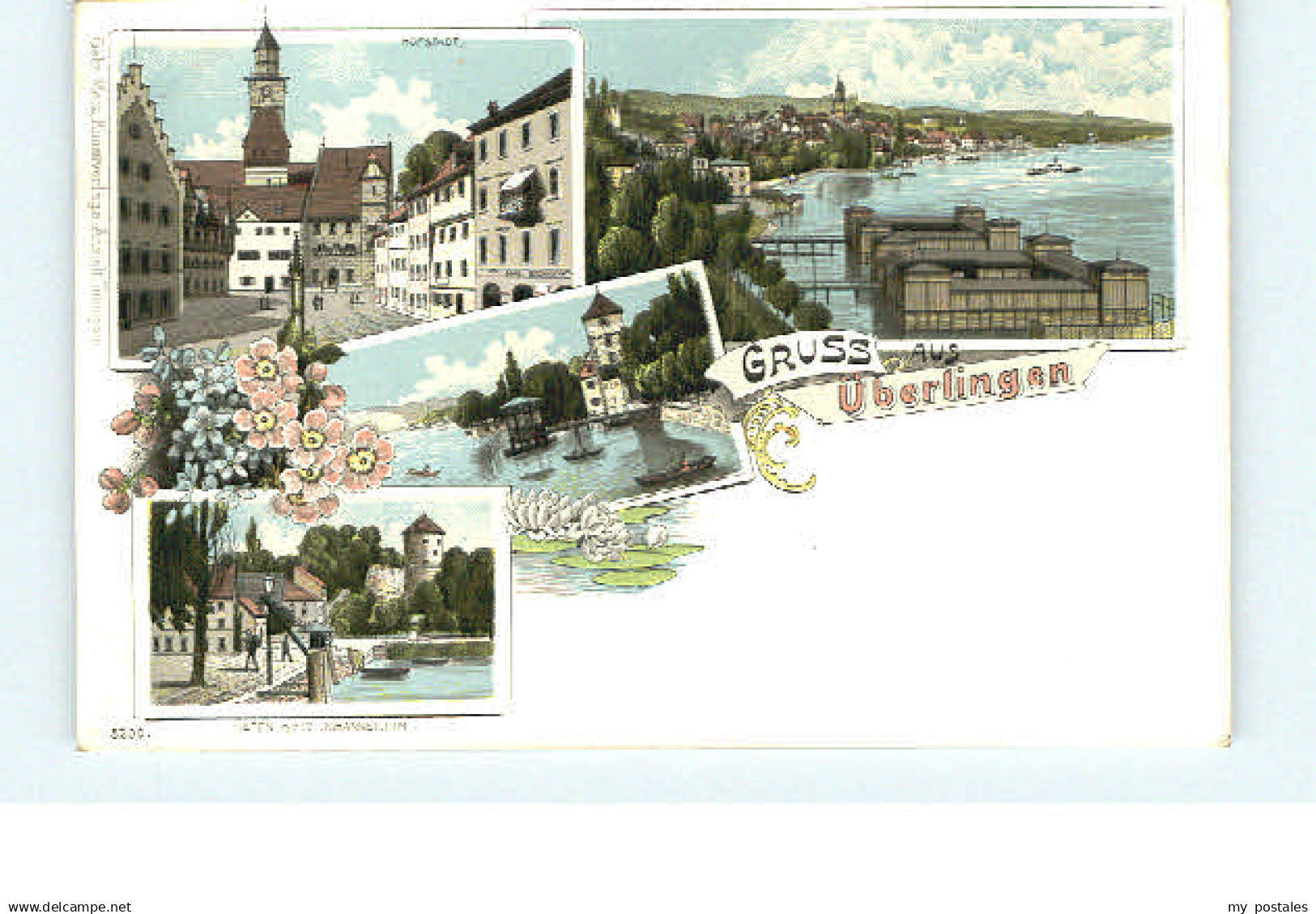 70055289 ueberlingen Bodensee ueberlingen Litho um 1900