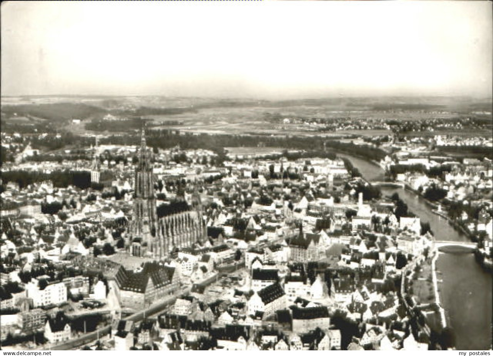 70078393 Ulm Donau Ulm Fliegeraufnahme x 1965 Ulm