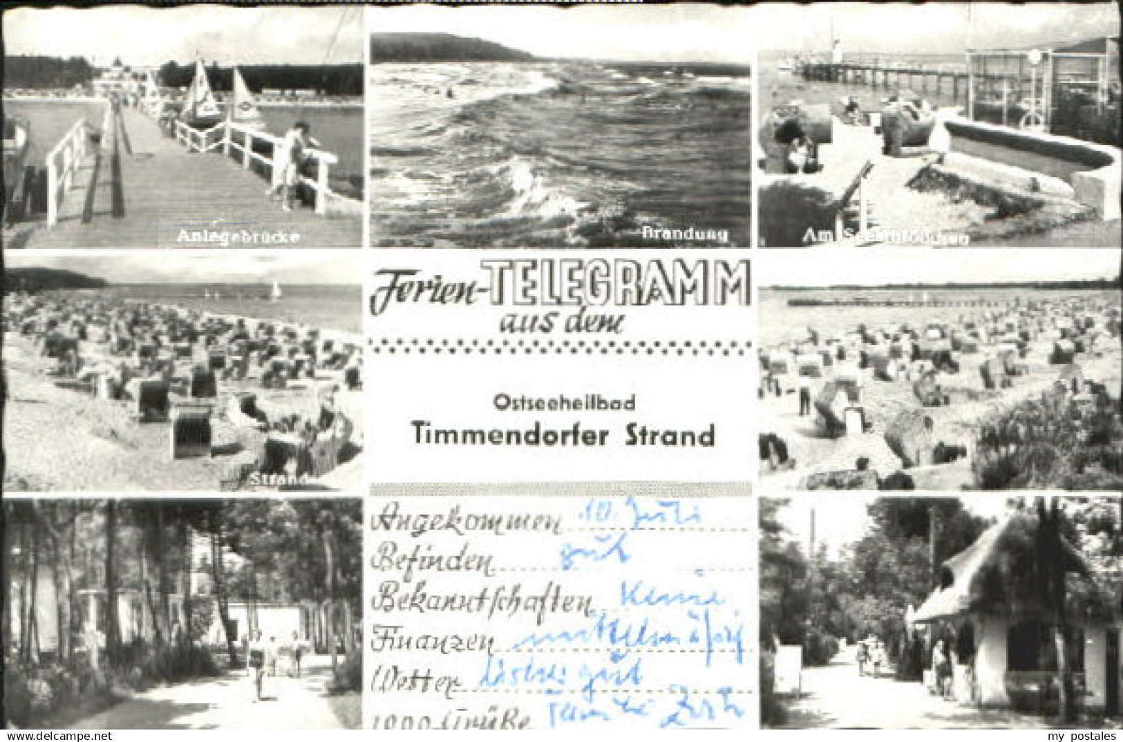 70079054 Timmendorfer Strand Timmendorfer Strand Bruecke Strand  x 1958