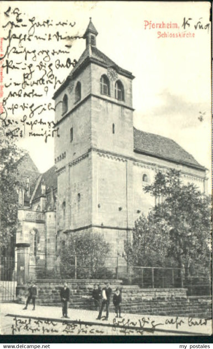 70081137 Pforzheim Pforzheim Schlosskirche x 1901